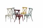 Krēsls kafejnīcām un bistro -Vintage style chair Rainbow-D