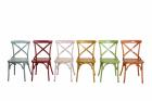 Krēsls kafejnīcām un bistro -Vintage style chair Rainbow-D